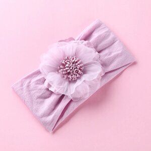 NEW - 3D Flower Stretch - Flower Head Wrap - Baby Girls Hair Accessories